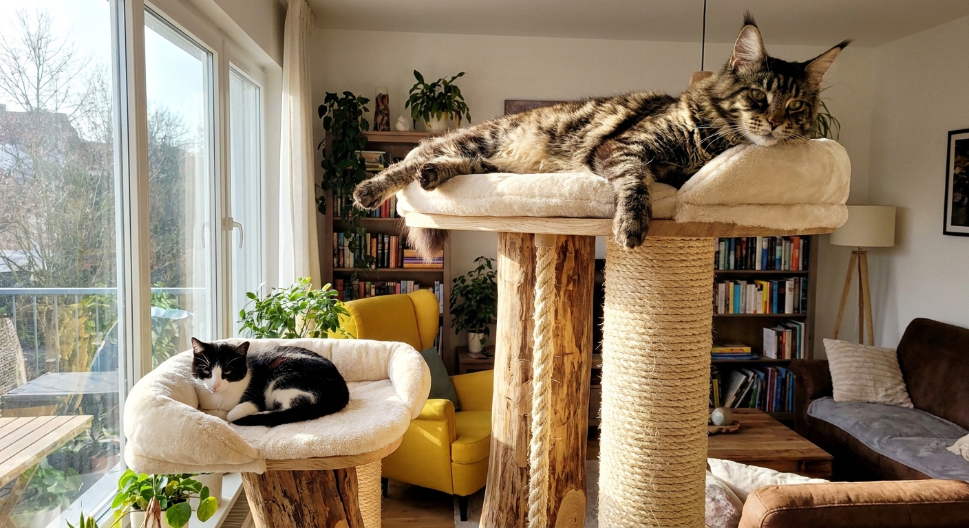 Arbre à chat XXL : Le guide ultime pour les grands chats et les multi-félins
